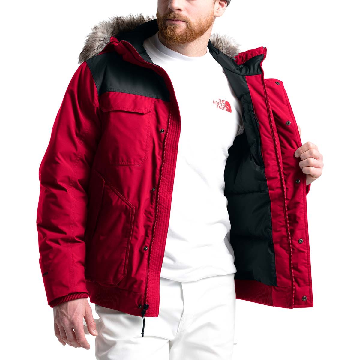 The North Face Gotham Hooded Down Jacket III Men's Clothing