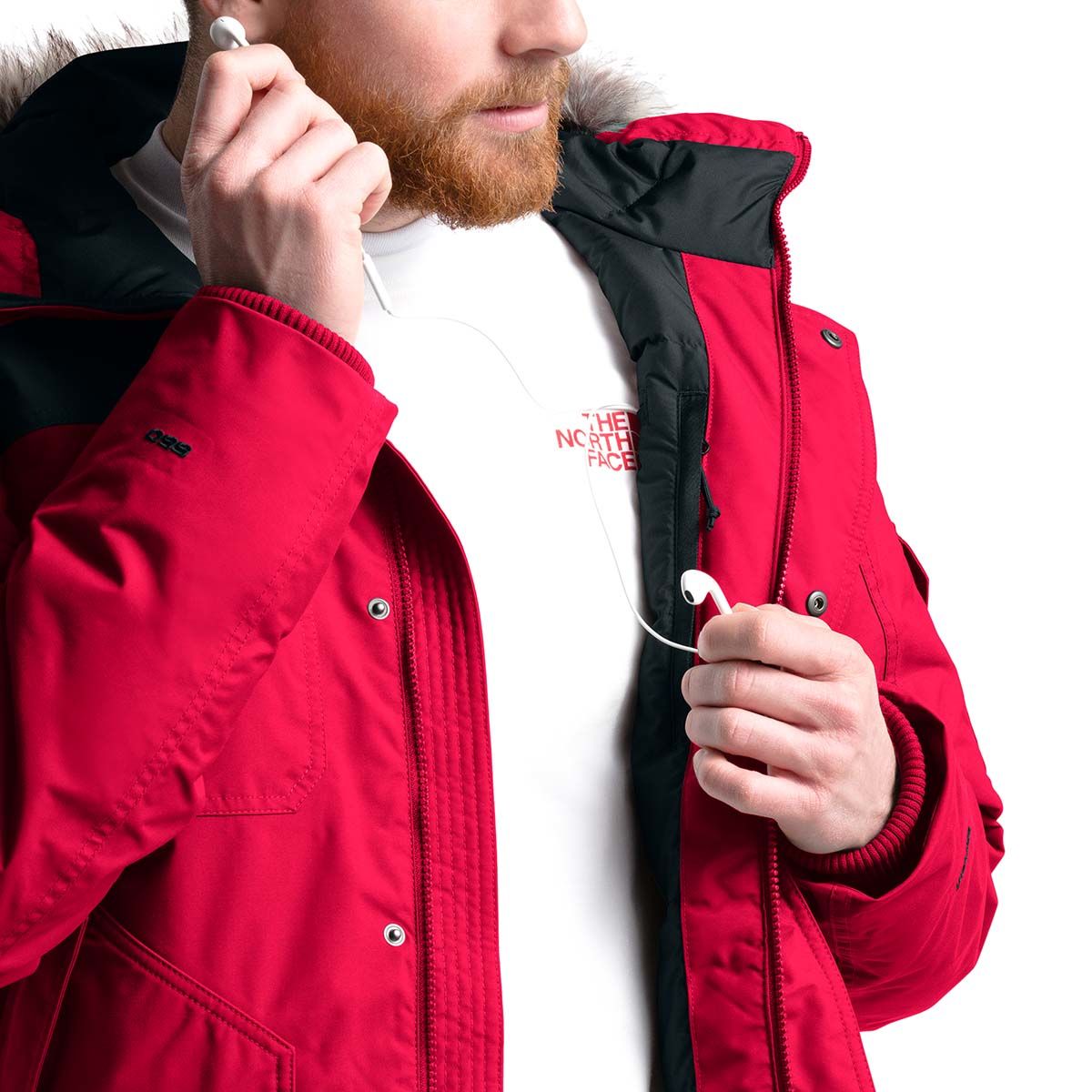 The North Face Gotham Hooded Down Jacket III Men's Clothing