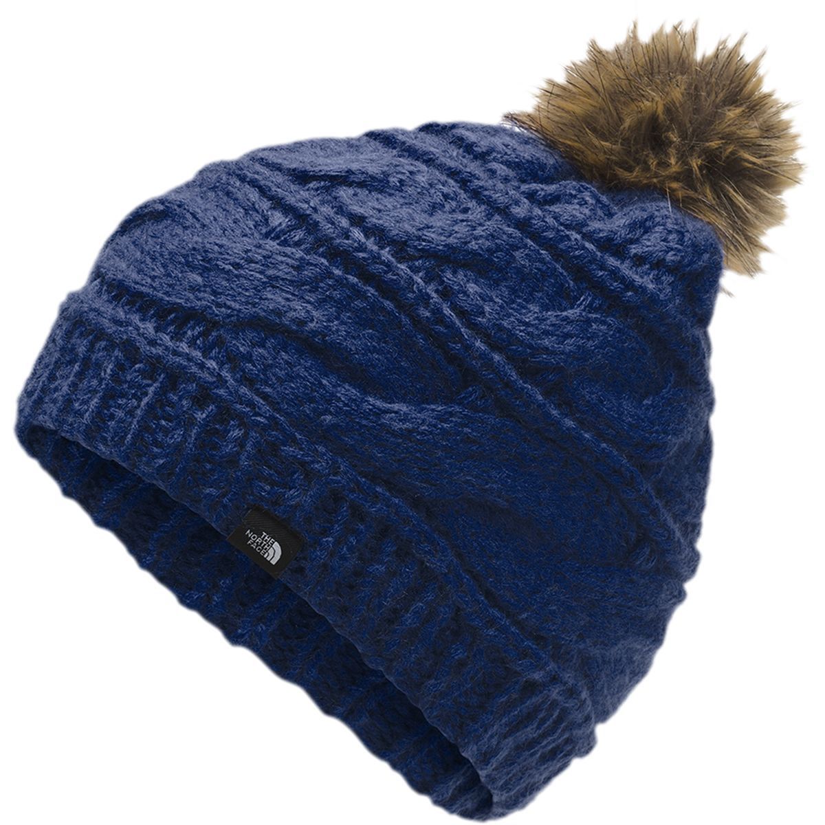 the north face women's triple cable pom beanie