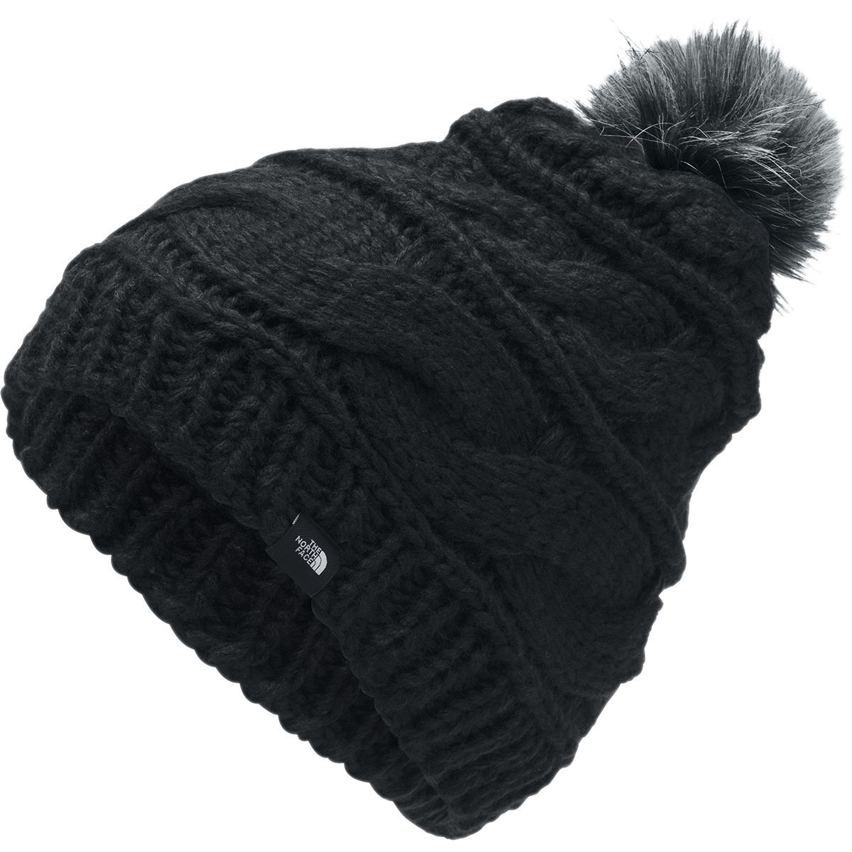 flax north face beanie