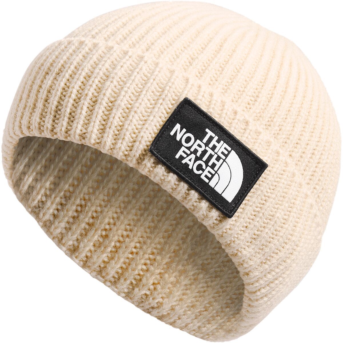 the north face tnf logo box cuffed beanie