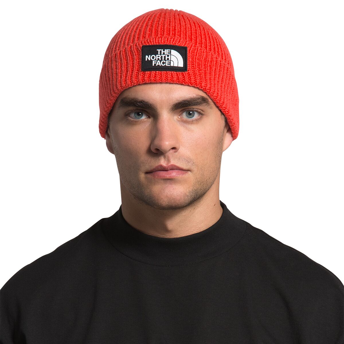 The North Face Logo Box Cuffed Beanie