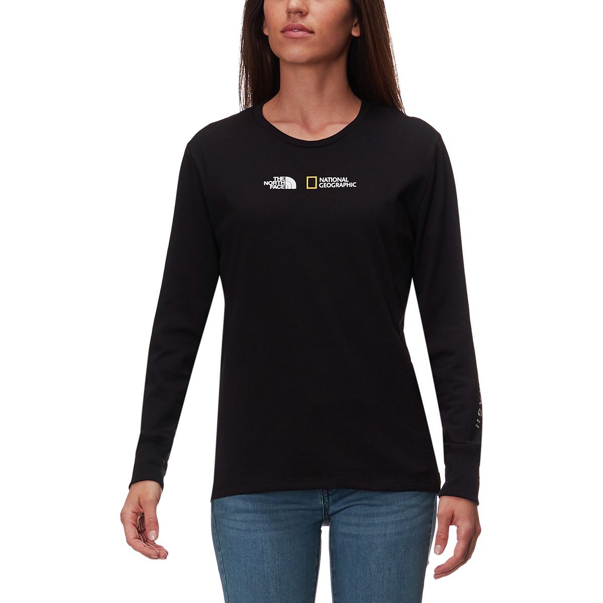 long sleeve north face tops