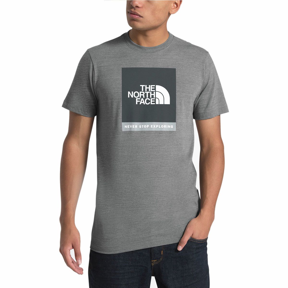 The North Face Boxed Out Tri-Blend T-Shirt - Men's | Backcountry.com