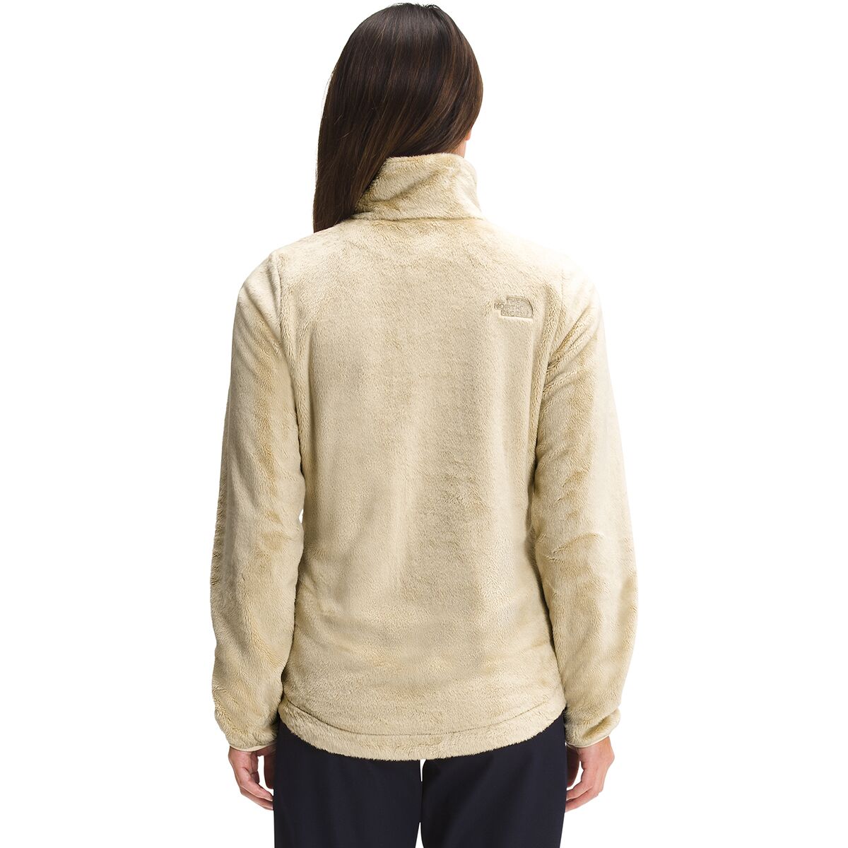 The North Face Women's Printed Osito 1/4 Zip Leopard Print Purple Size Large