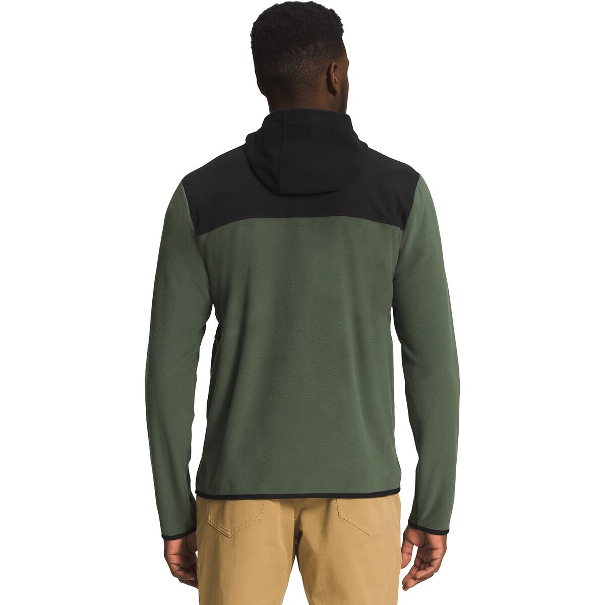 The North Face TKA Glacier FullZip Hooded Fleece Jacket Men's Clothing