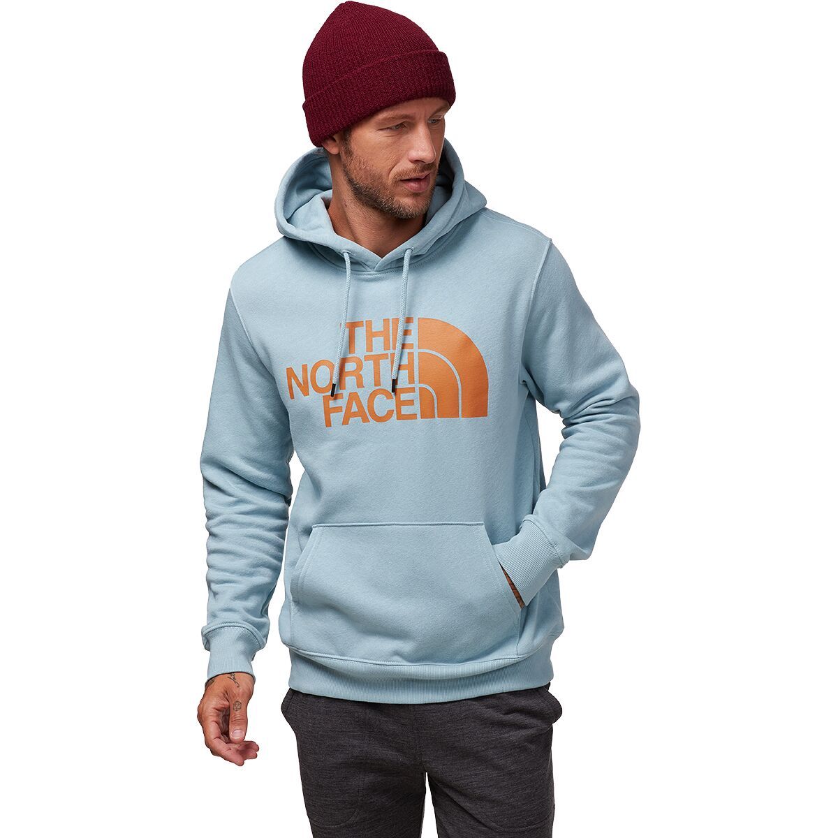 men's half dome pullover hoodie