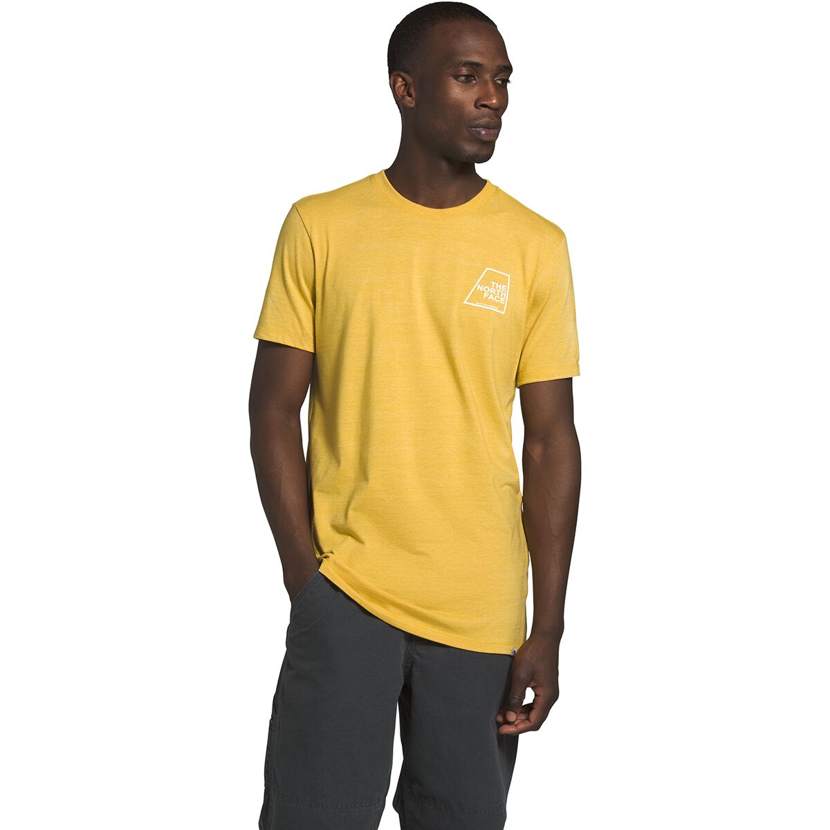 The North Face Short Sleeve Logo Marks Triblend T-shirt - Men's - Clothing