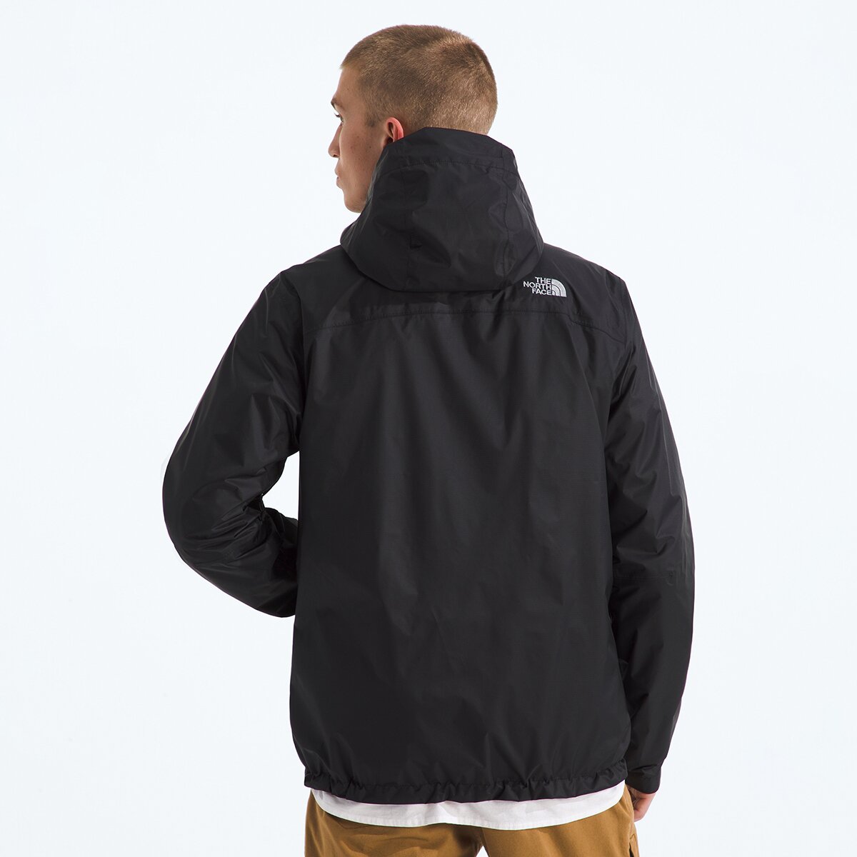 Мужская куртка The North Face Venture 2 Hooded, цвет: Чёрный — фото 7