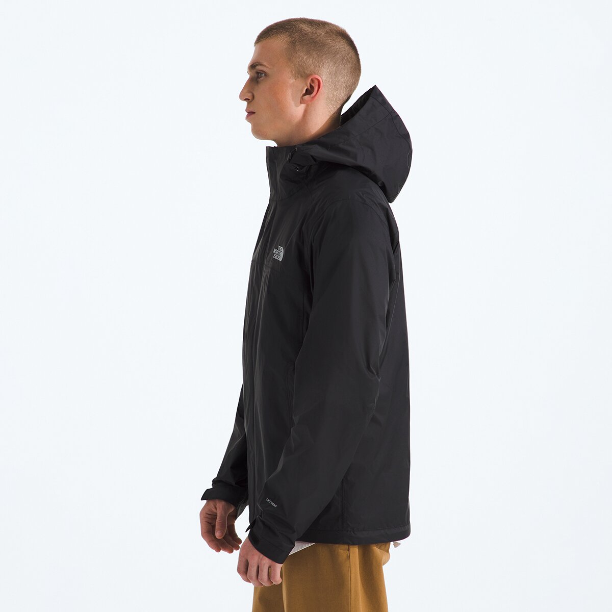 Мужская куртка The North Face Venture 2 Hooded, цвет: Чёрный — фото 8