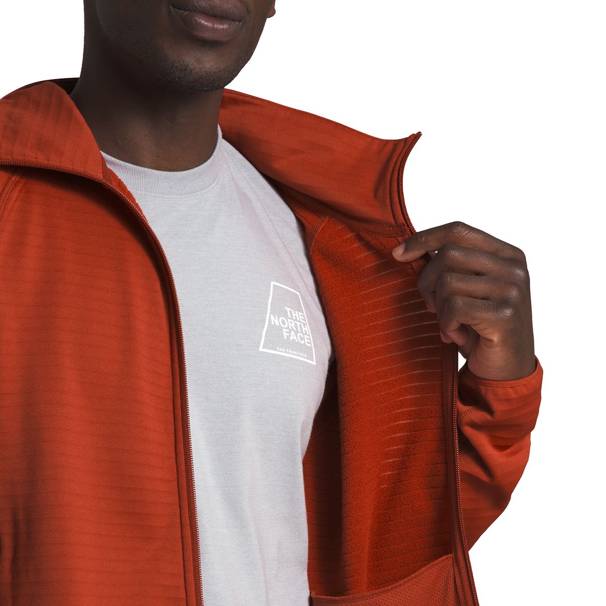 reflective puffer jacket with hood