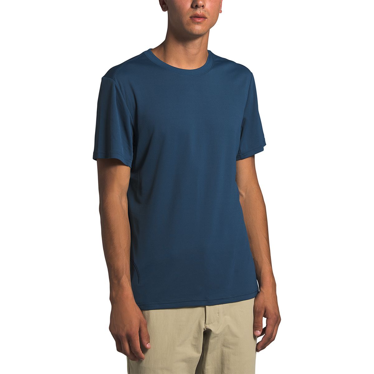 north face t shirt blue