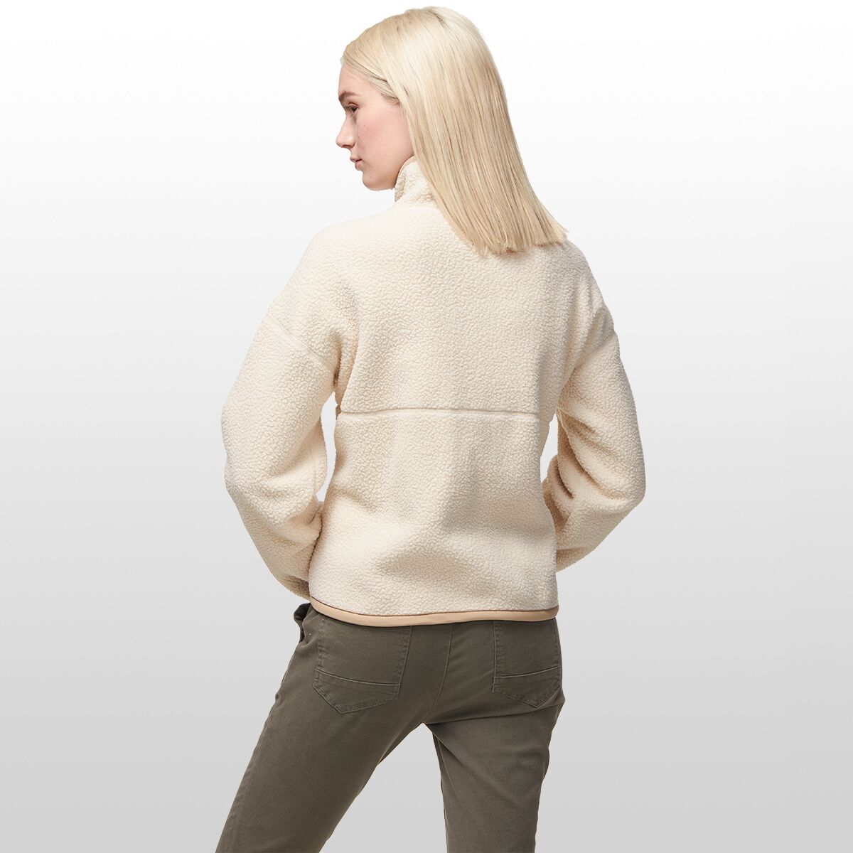 the north face cragmont 1 4 zip fleece in white