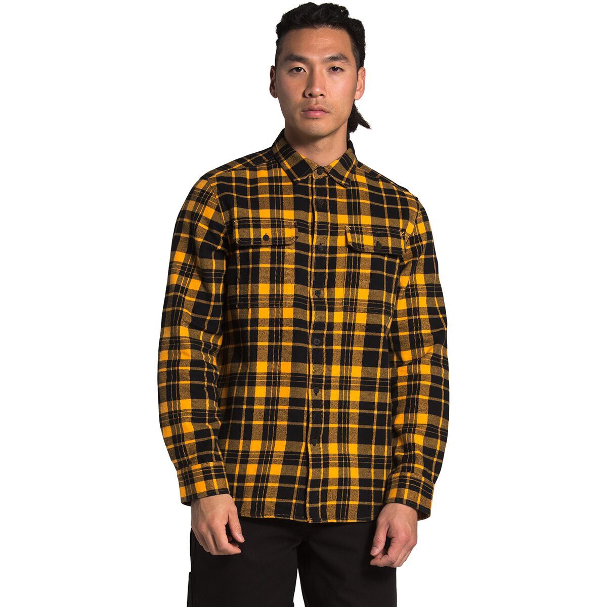 north face men's arroyo flannel