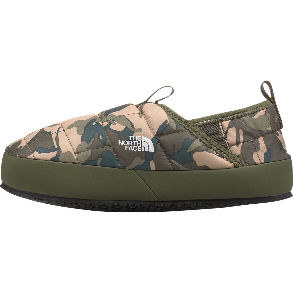 the north face thermoball traction v mule slippers in yellow