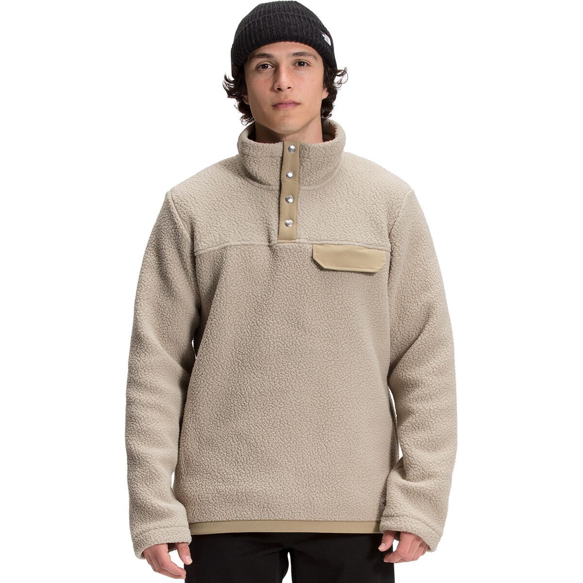 the north face cragmont fleece half snap sweatshirt