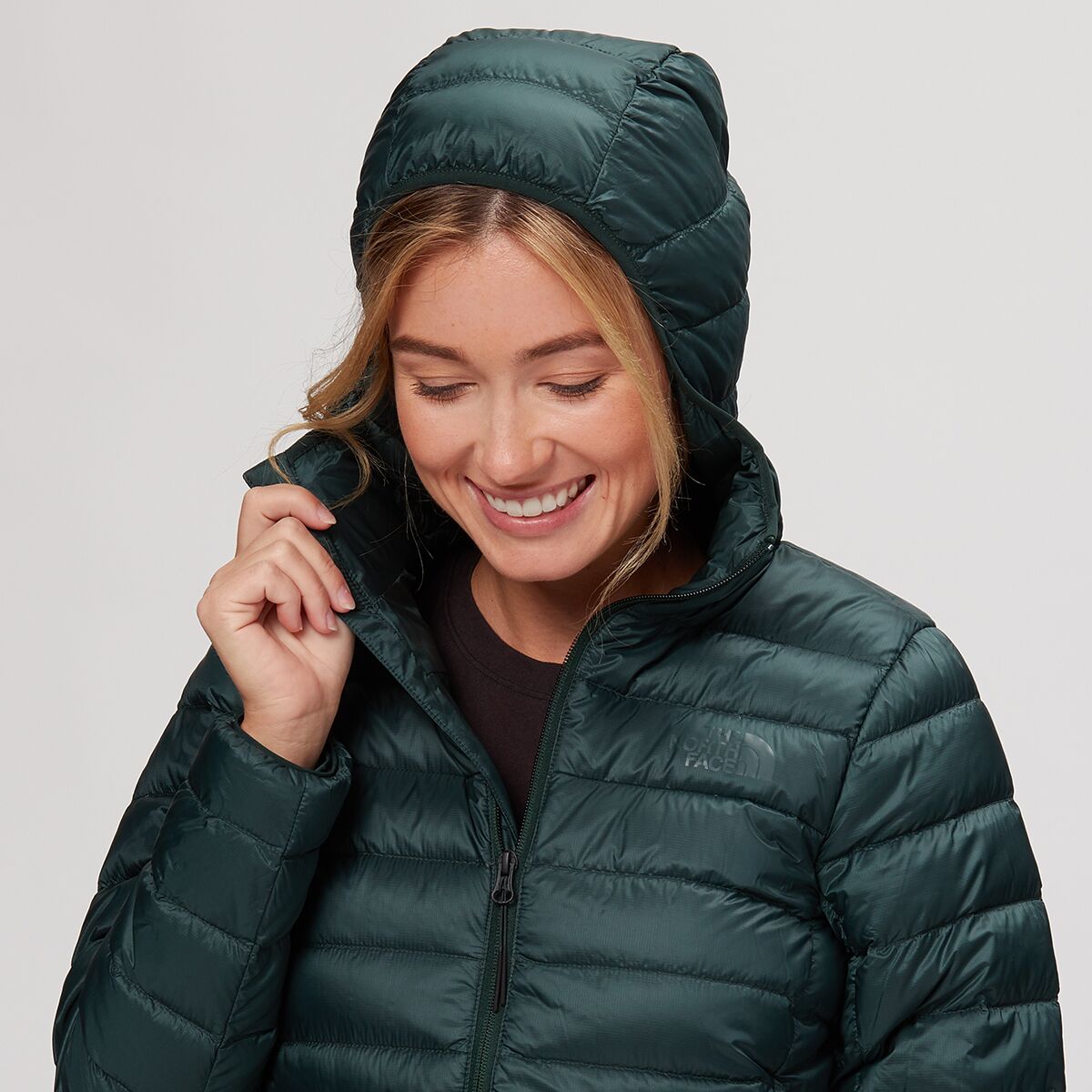 The North Face Sierra Peak Down Hooded Jacket Women's Clothing