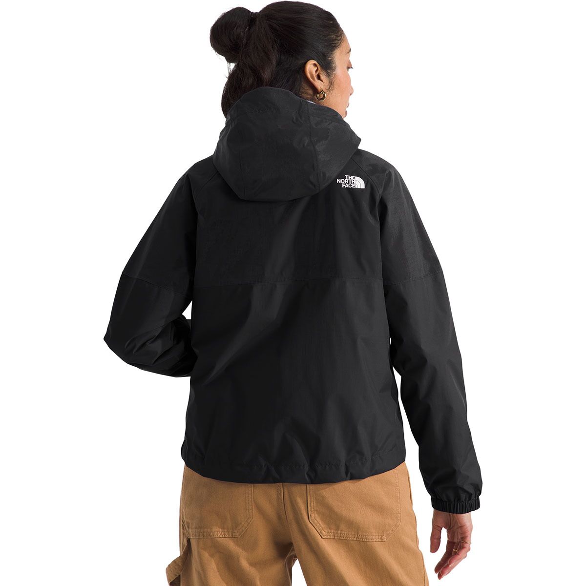 Женская куртка The North Face Antora Rain Hooded, цвет: Чёрный — фото 3