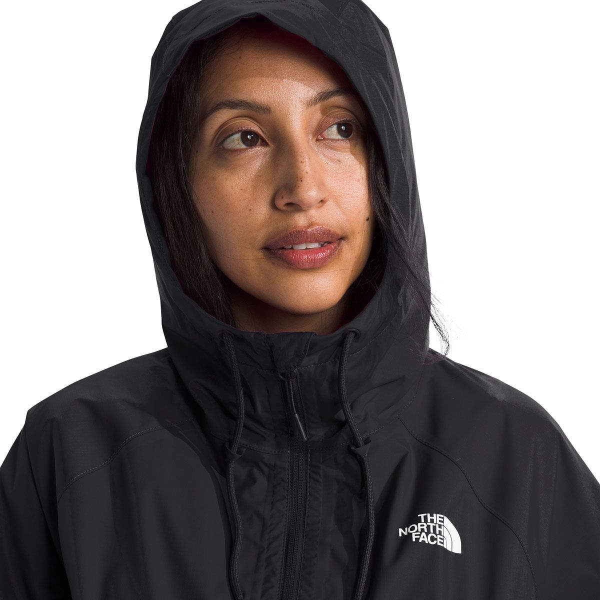 Женская куртка The North Face Antora Rain Hooded, цвет: Чёрный — фото 6