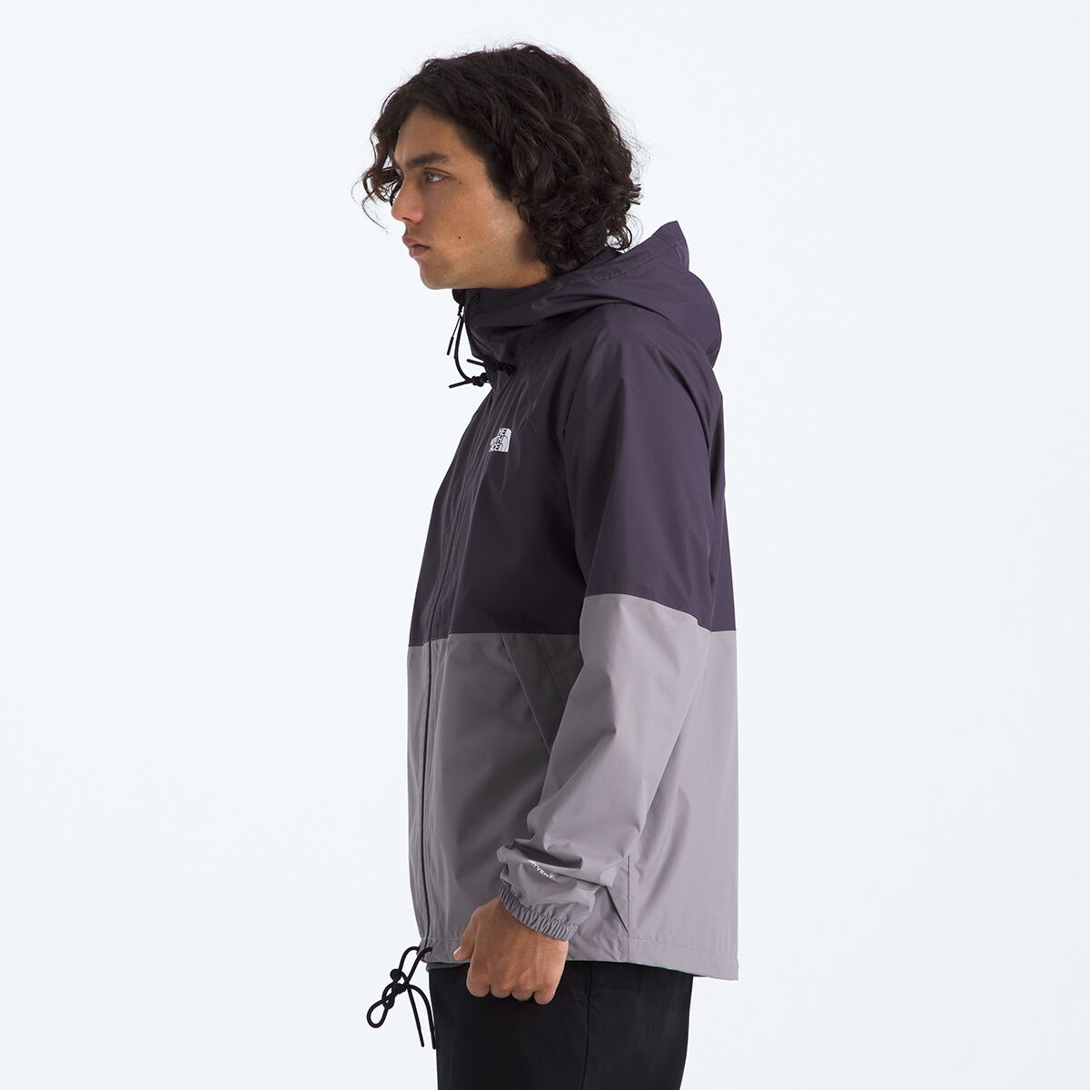 Мужская куртка The North Face Antora Rain Hooded, цвет: Сумеречный / Серый — фото 3