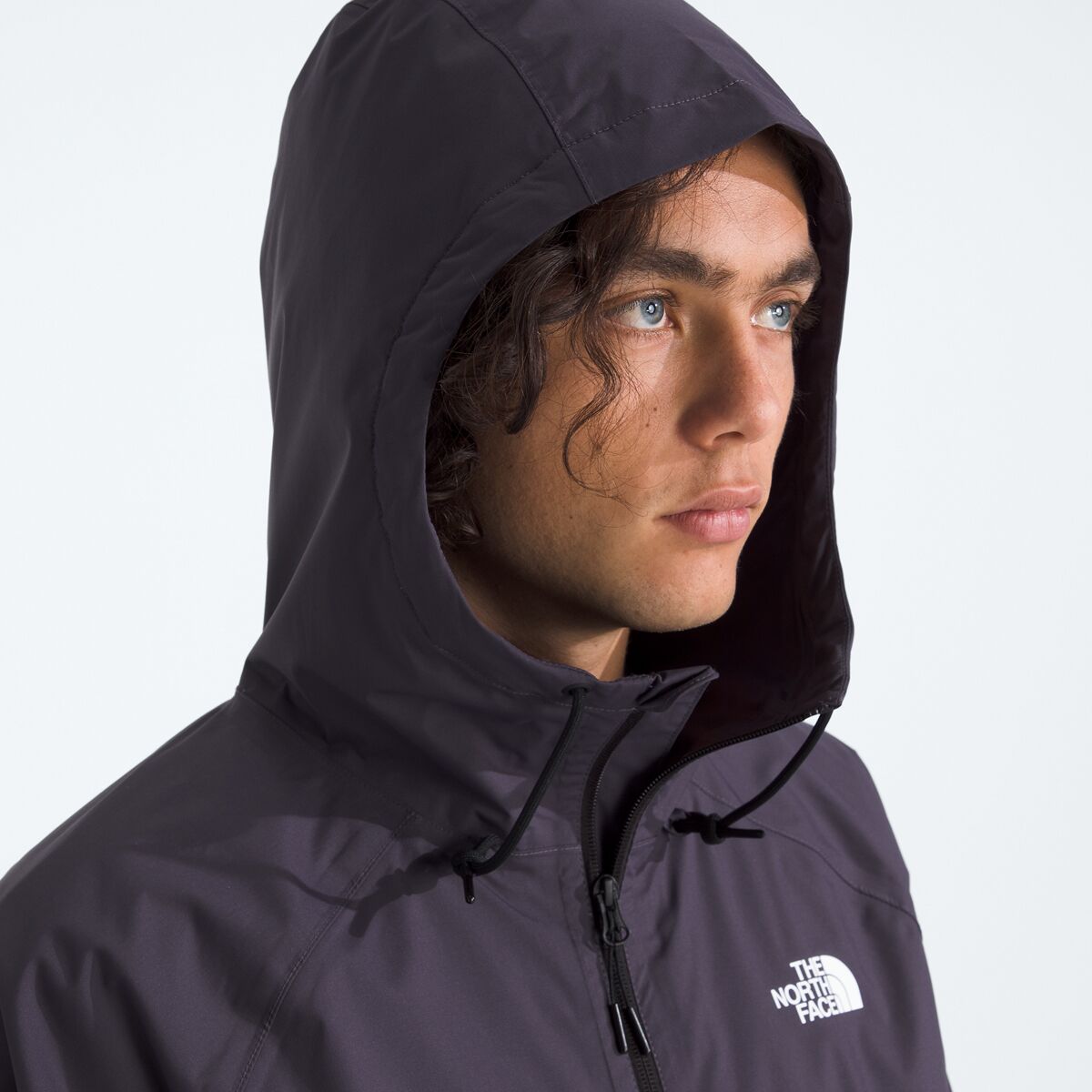 Мужская куртка The North Face Antora Rain Hooded, цвет: Сумеречный / Серый — фото 4