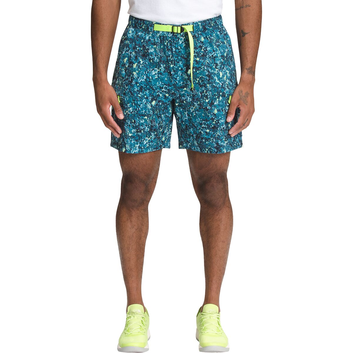 The North Face Class V Belted Printed 7in Short - Men's - Clothing