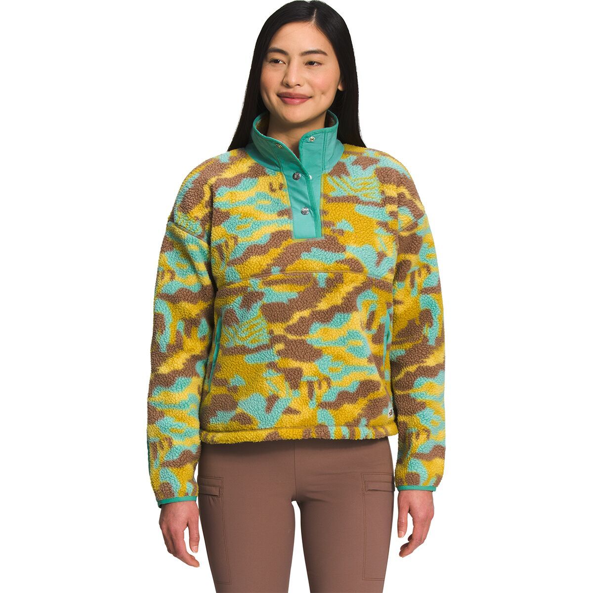 The North Face Printed Cragmont 1/4Snap Fleece Women's Clothing