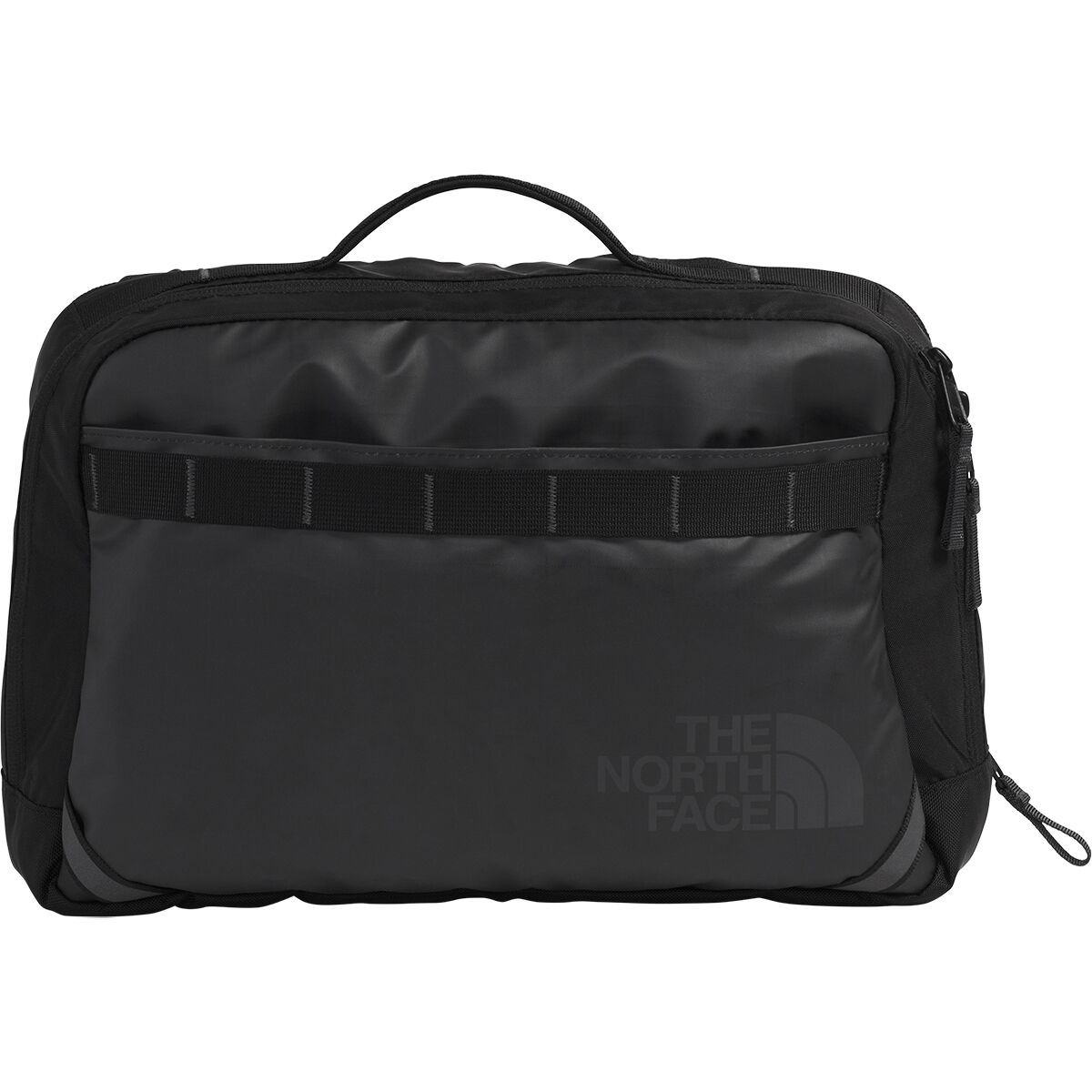 Женская сумка The North Face Base Camp Voyager Sling, цвет: Чёрный / Асфальтовый серый — фото 1