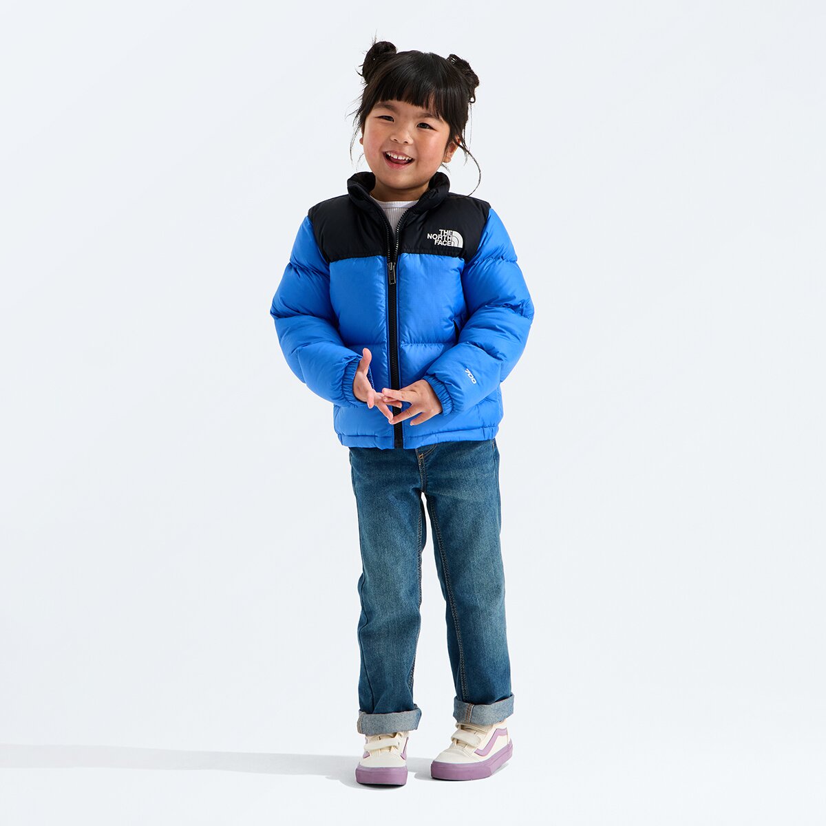 Детская куртка The North Face 1996 Retro Nuptse Jacket - Toddlers', цвет: Синий — фото 4