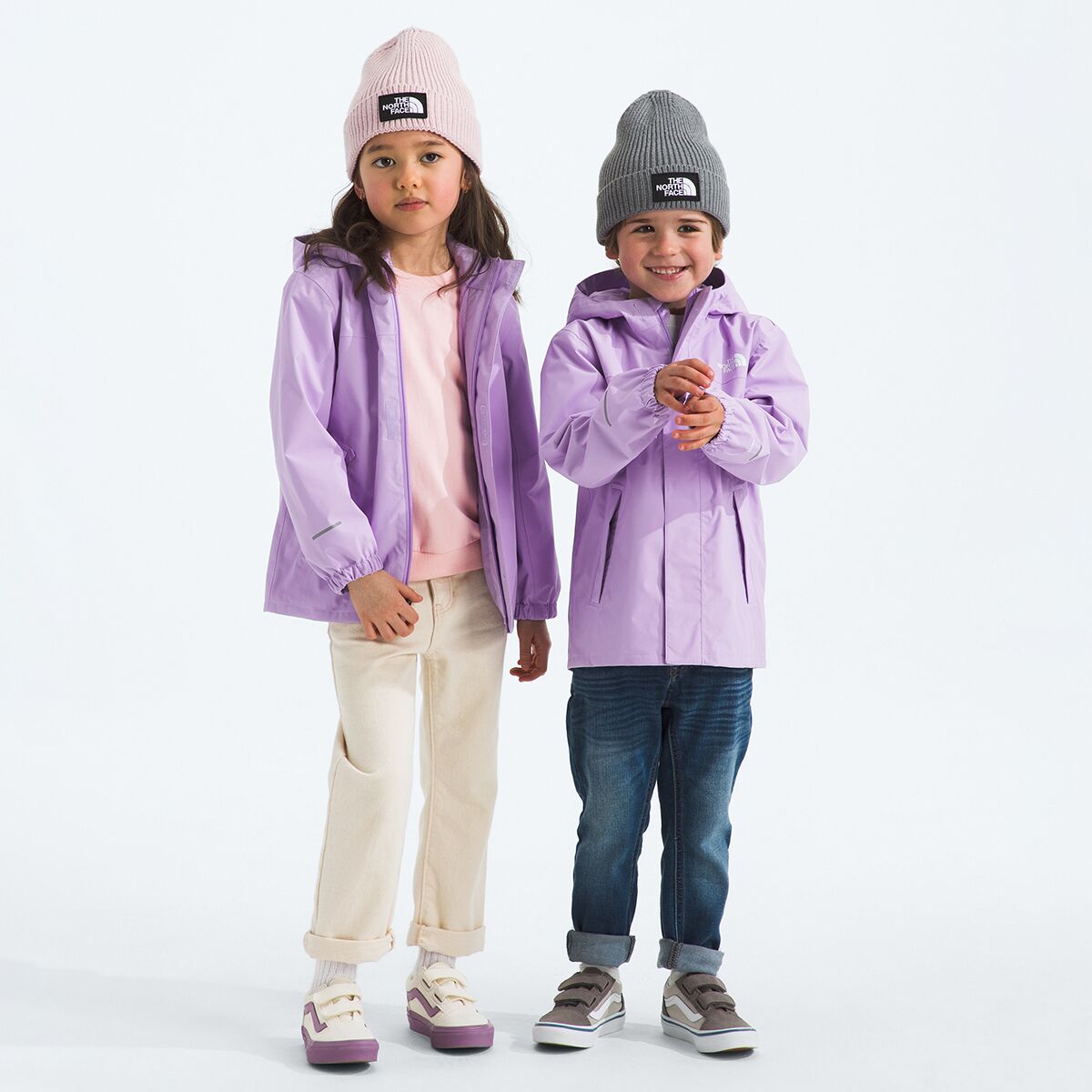 Детская куртка The North Face Antora Rain Jacket - Toddlers', цвет: Сиреневый — фото 6