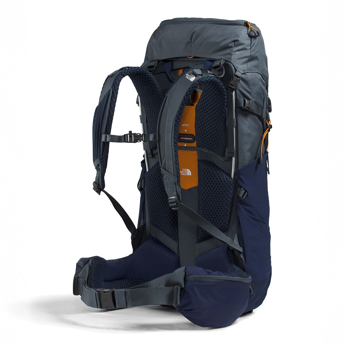 Рюкзак The North Face Trail Lite 50L, цвет: Серый / Снежный тёмно-синий — фото 5