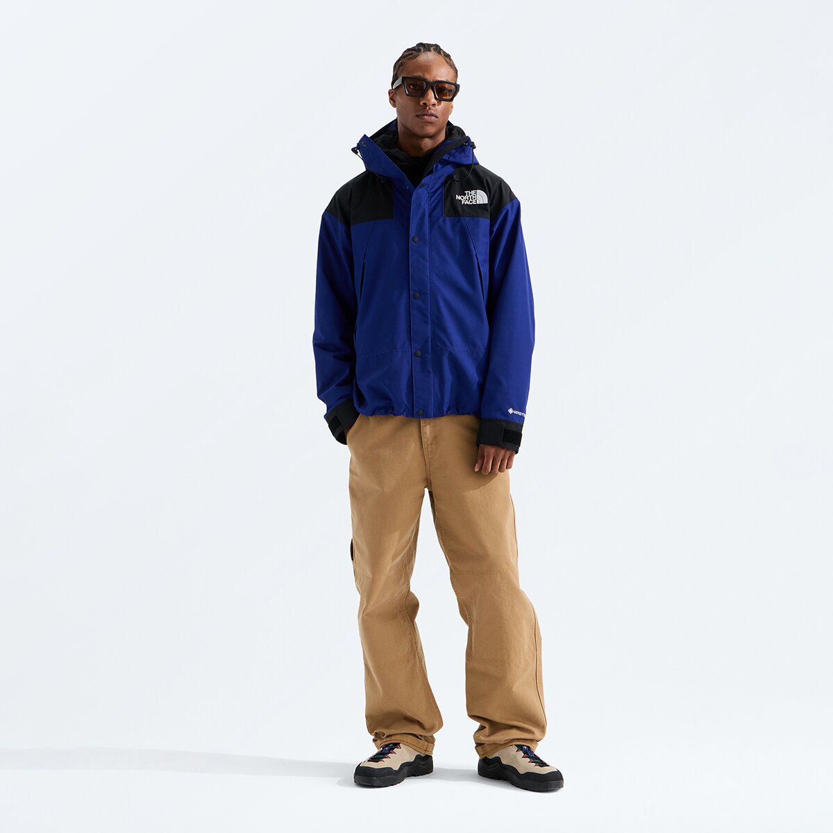 Мужская куртка The North Face GTX Mountain, цвет: Насыщенный синий / Чёрный — фото 6
