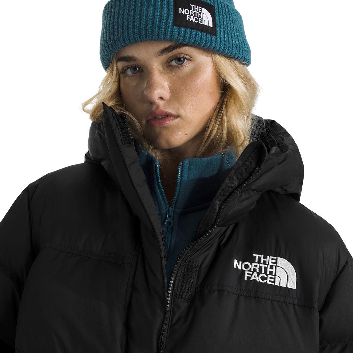 Женская куртка The North Face Nuptse, цвет: Чёрный — фото 4