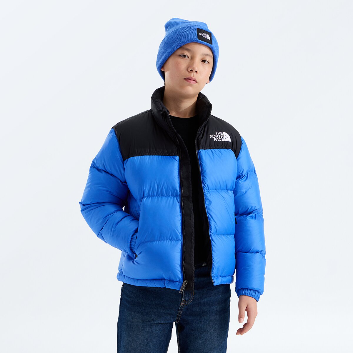 Детская куртка The North Face 1996 Retro Nuptse, цвет: Синий — фото 7