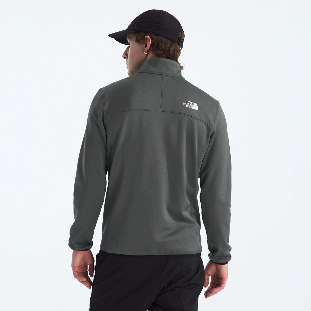 Мужская куртка The North Face Crest Full Zip, цвет: Антрацитовый серый / Чёрный — фото 5