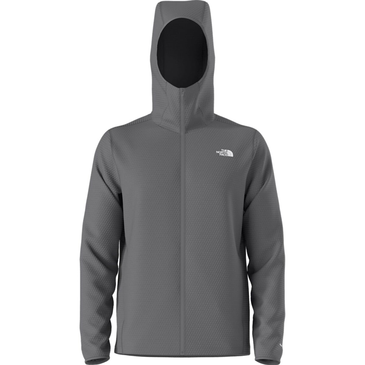 Мужское худи The North Face Dotknit Thermal Full Zip, цвет: Дымчатый жемчужный — фото 2