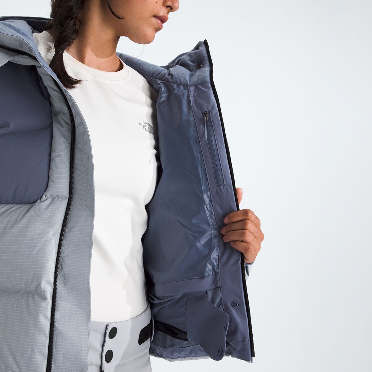 Женская куртка The North Face Cold Spell Cropped Down Jacket, цвет: Синий / Сумеречный — фото 9