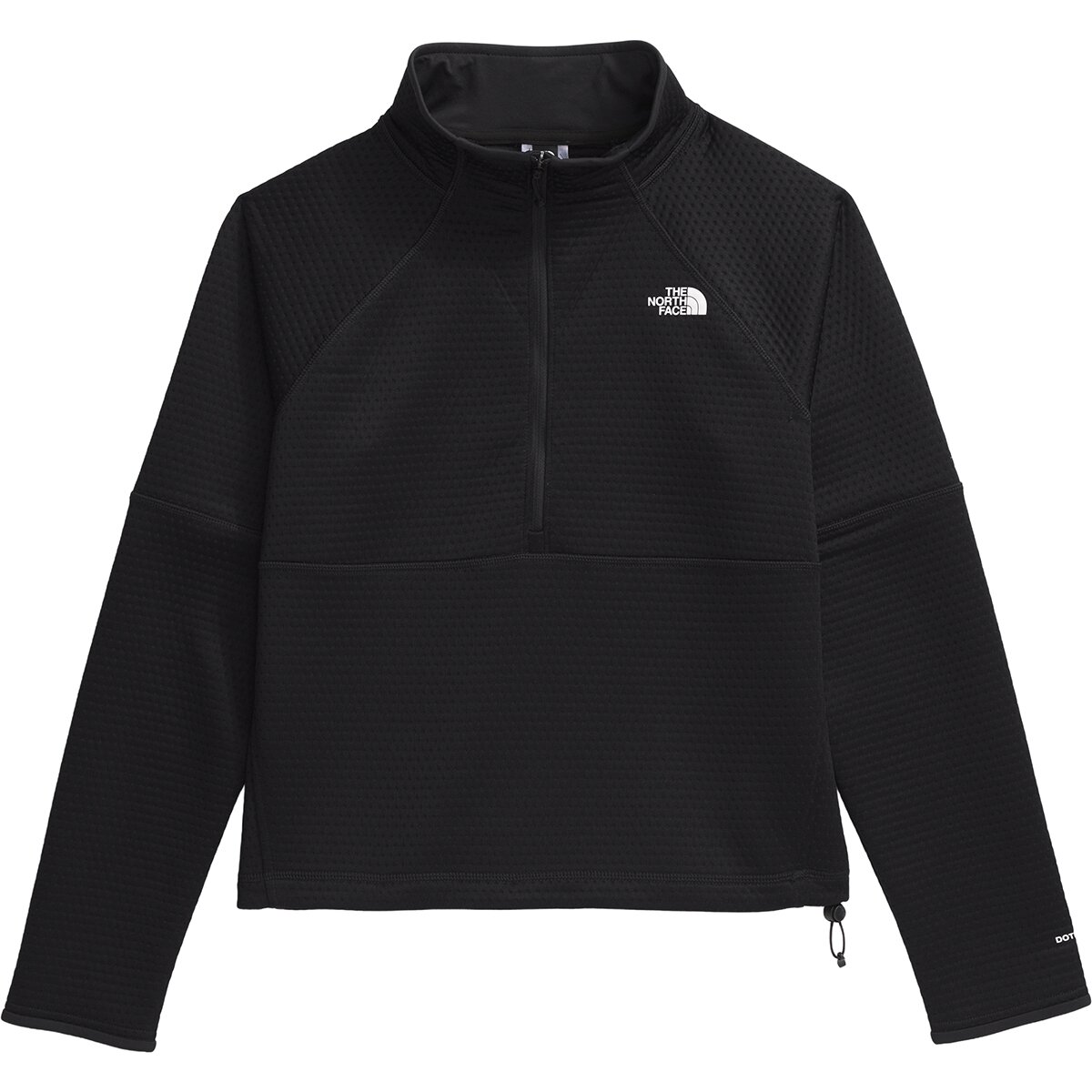 Женская толстовка The North Face Dotknit Thermal 1/4-Zip Pullover, цвет: Чёрный — фото 4