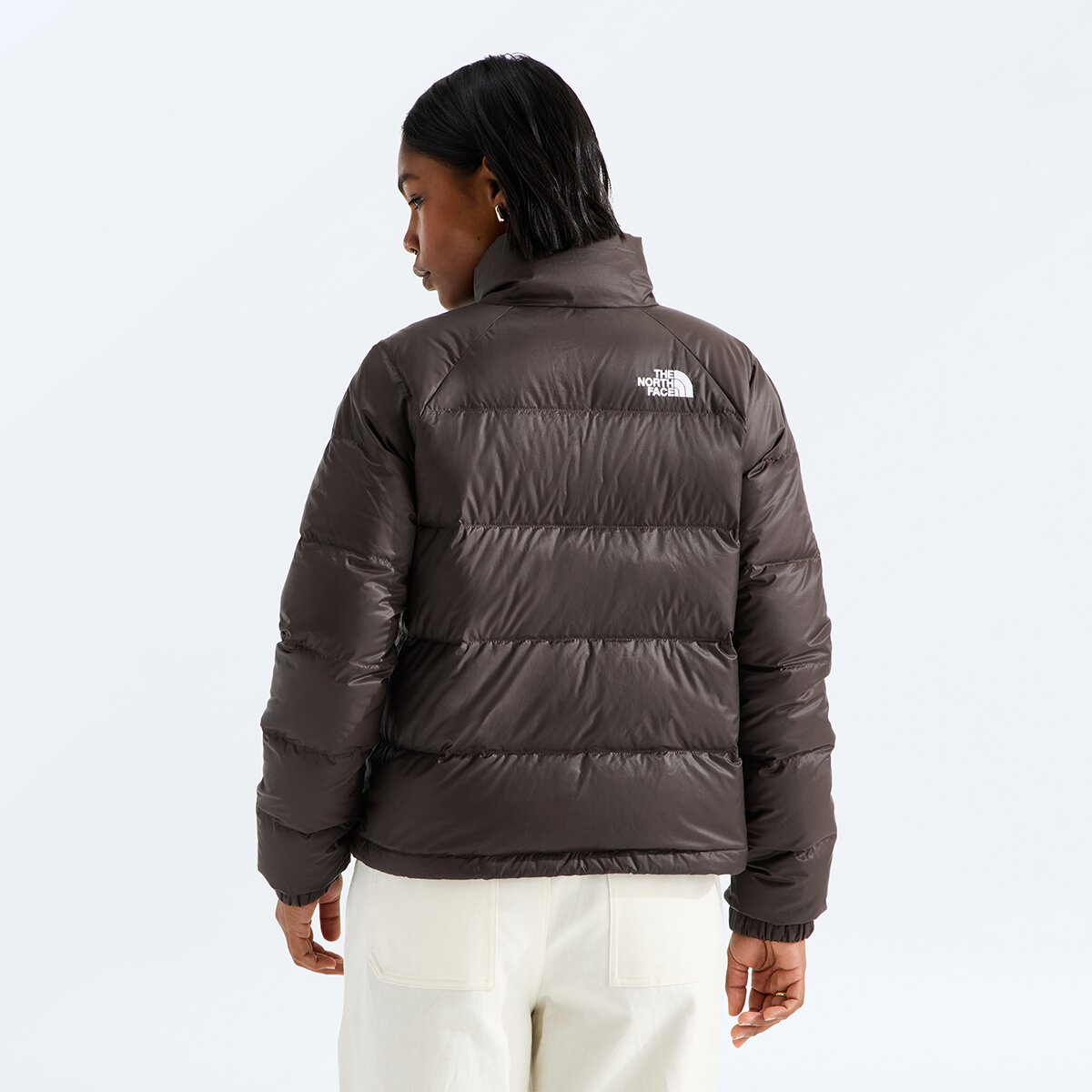 Женская куртка The North Face Hydrenalite Down Jacket, цвет: Тёмный каштановый — фото 2