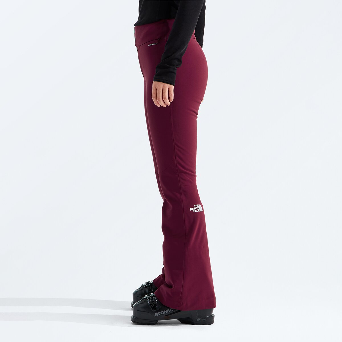 Женские брюки The North Face Snoga Pant, цвет: Бордовый — фото 3