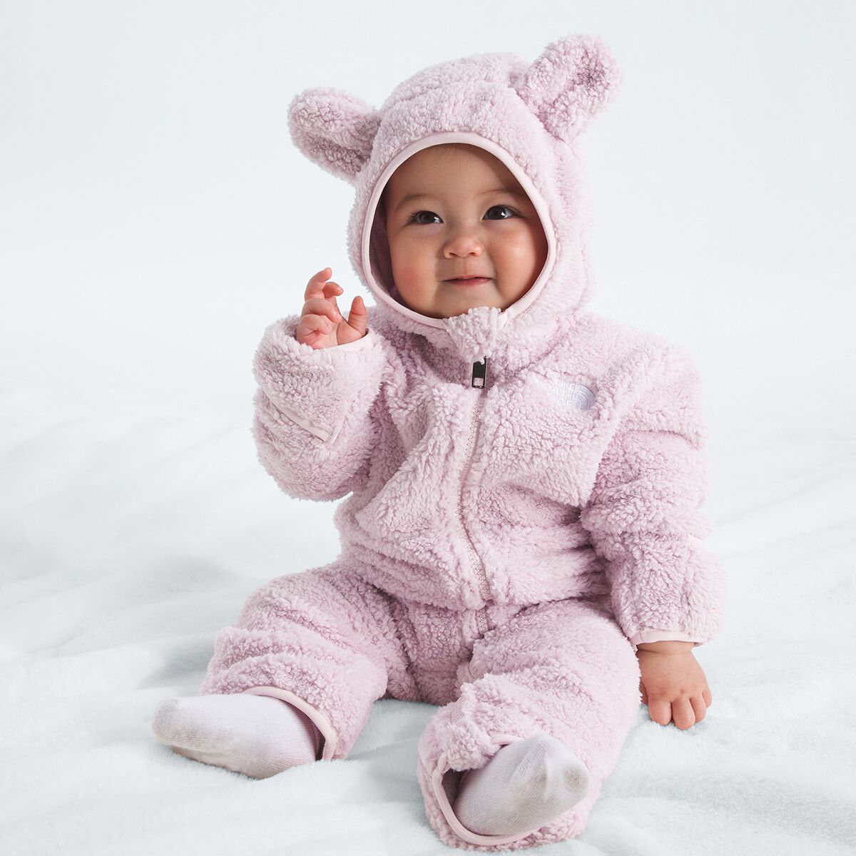 Детские комбинезоны The North Face Campshire One-Piece Suit - Infants', цвет: Pale Blossom — фото 3