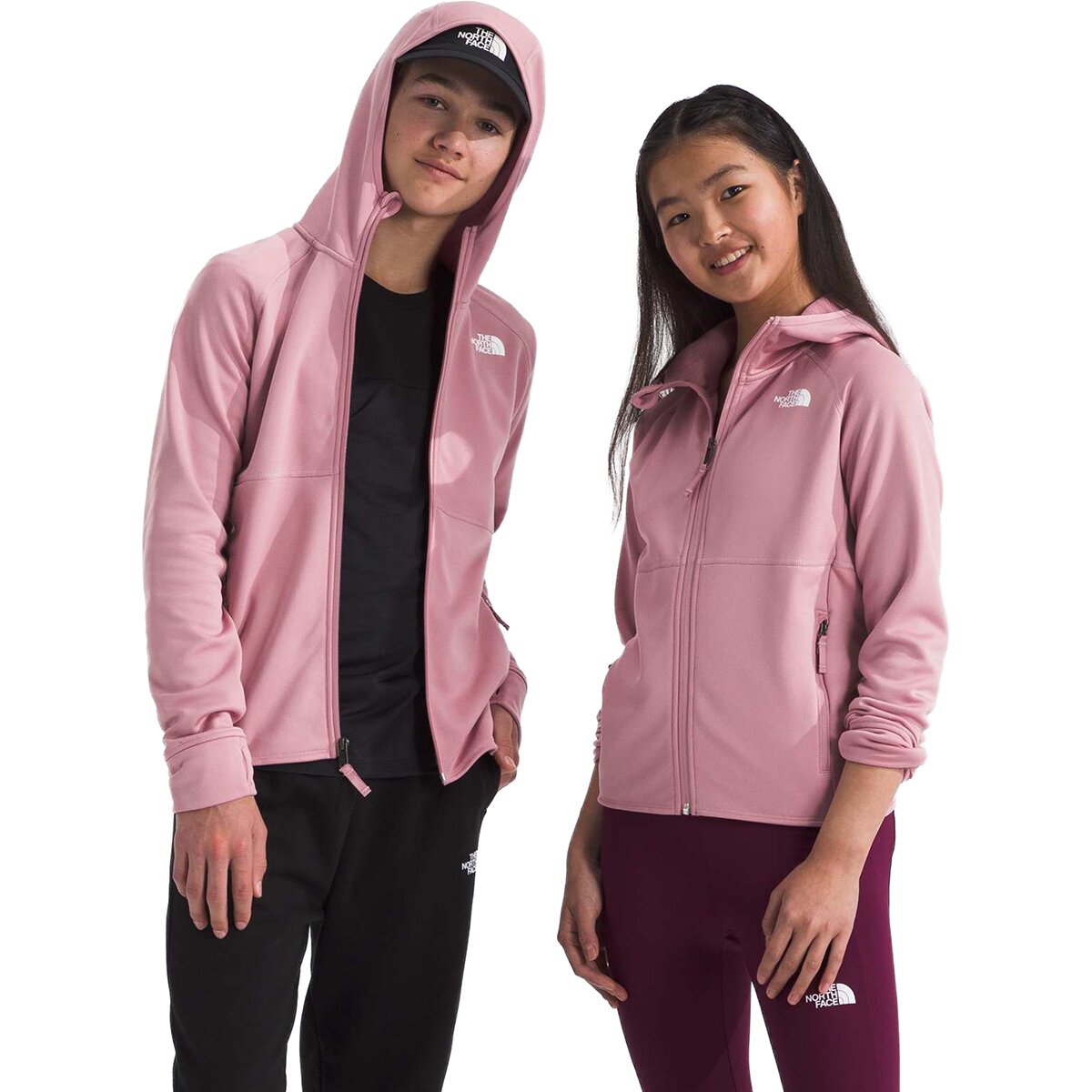 Детское худи The North Face Canyonlands Full-Zip, цвет: Розовато-лиловый