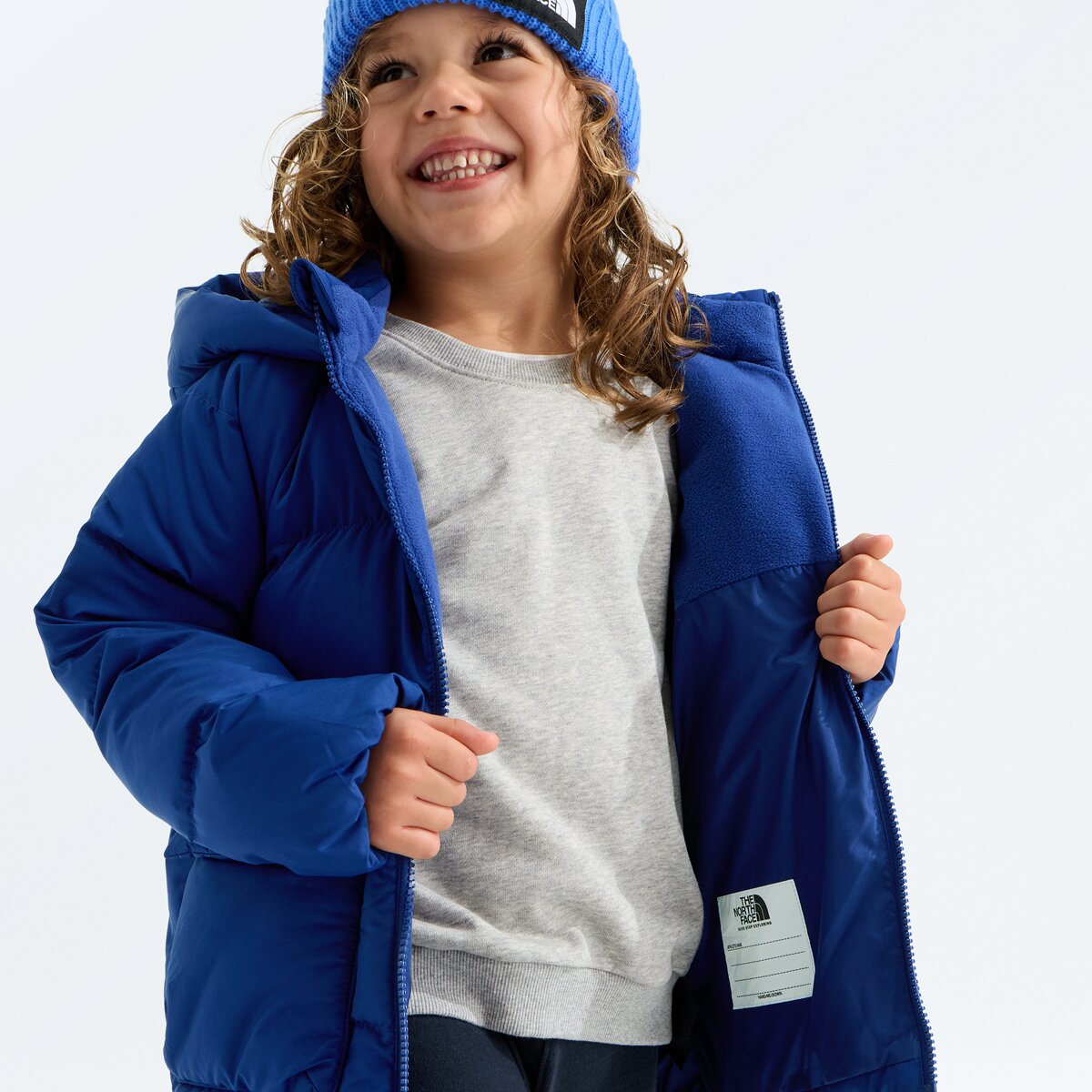 Детская куртка The North Face North Down Fleece-Lined Parka - Toddlers', цвет: Насыщенный синий — фото 5