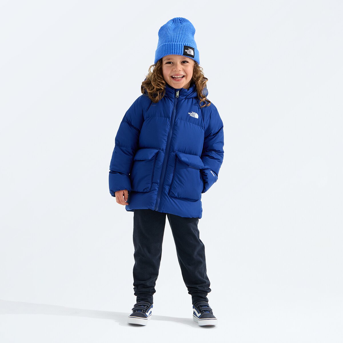 Детская куртка The North Face North Down Fleece-Lined Parka - Toddlers', цвет: Насыщенный синий — фото 6
