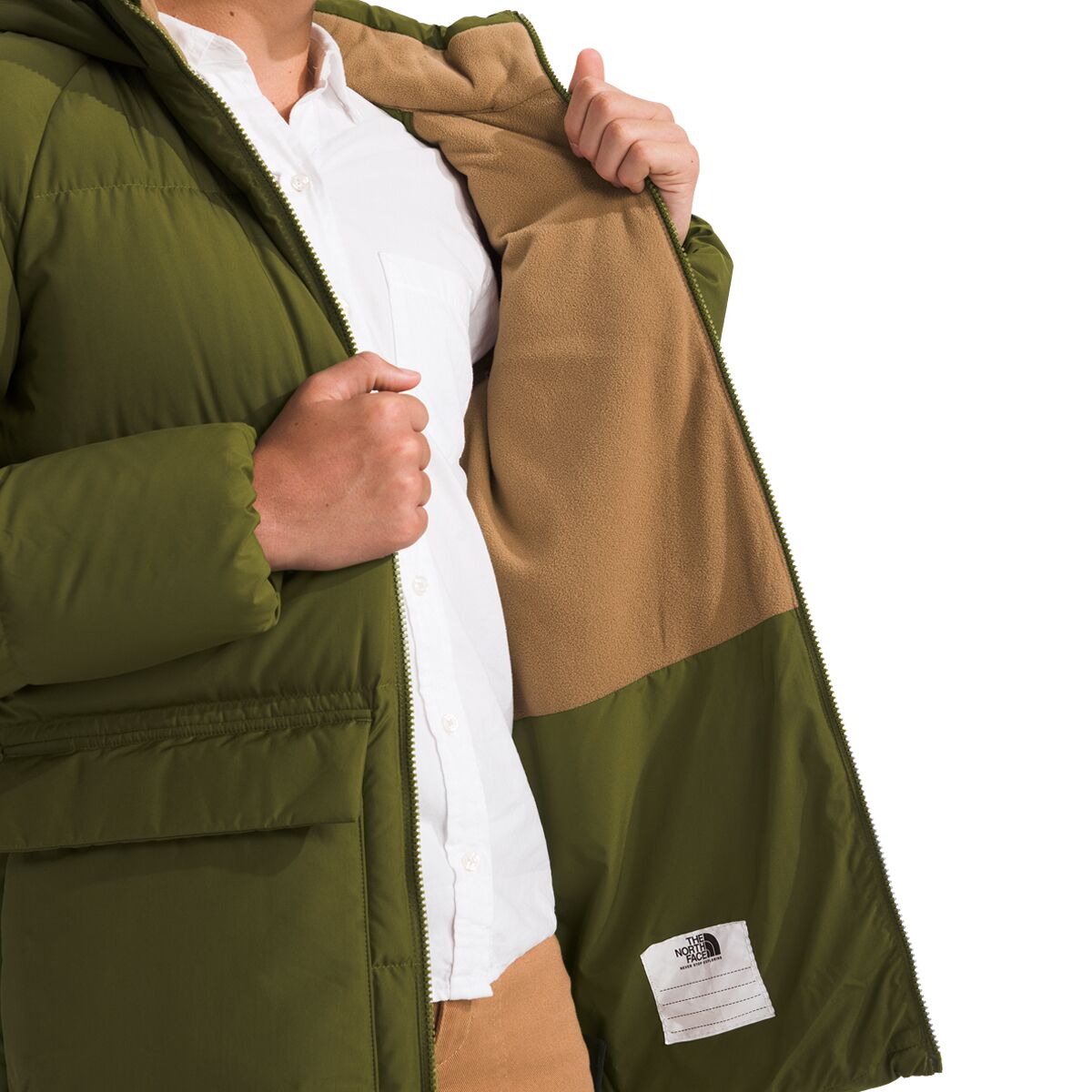The North Face Boys’ North Down Fleece-Lined Parka