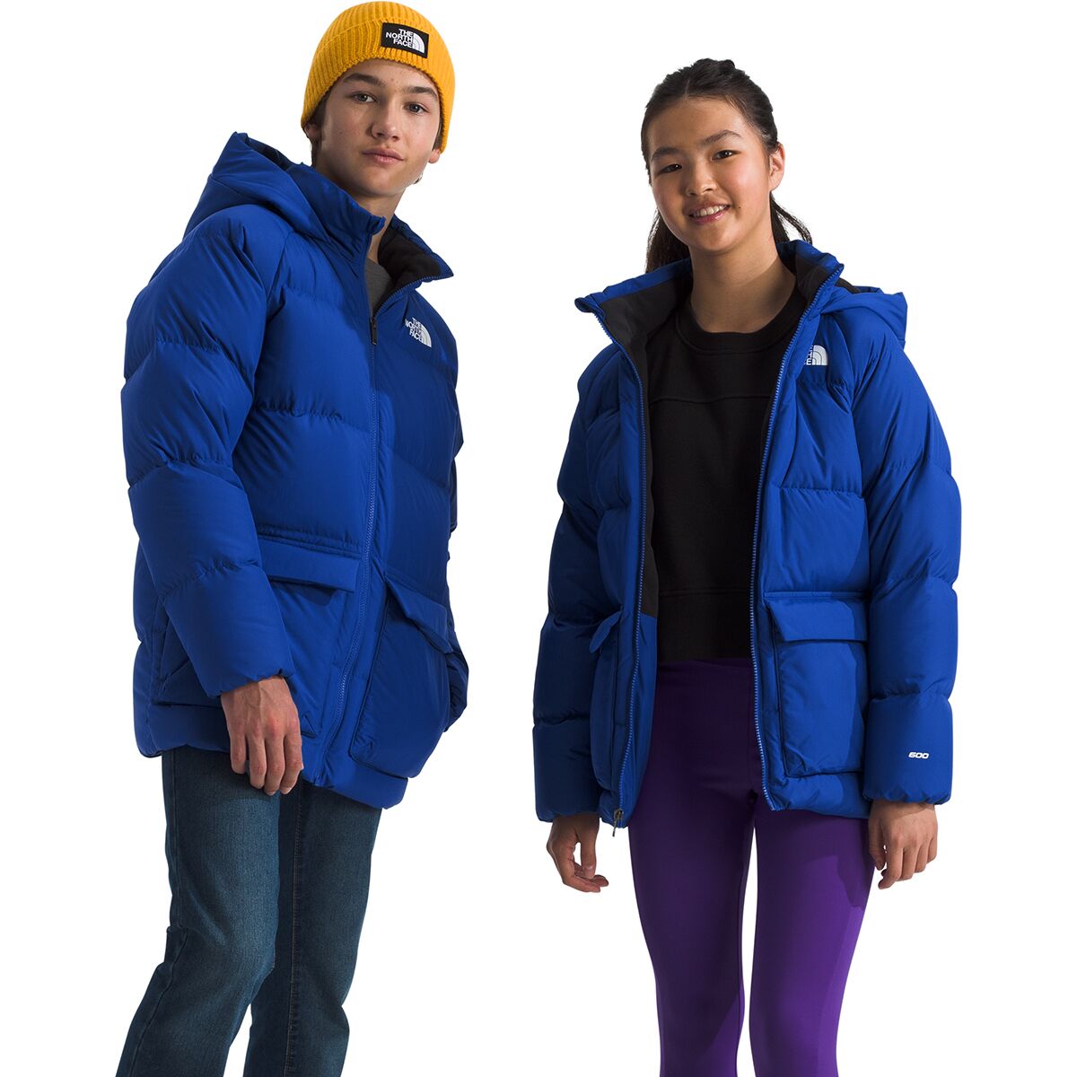 The North Face North Down Fleece-Lined Short Parka -...