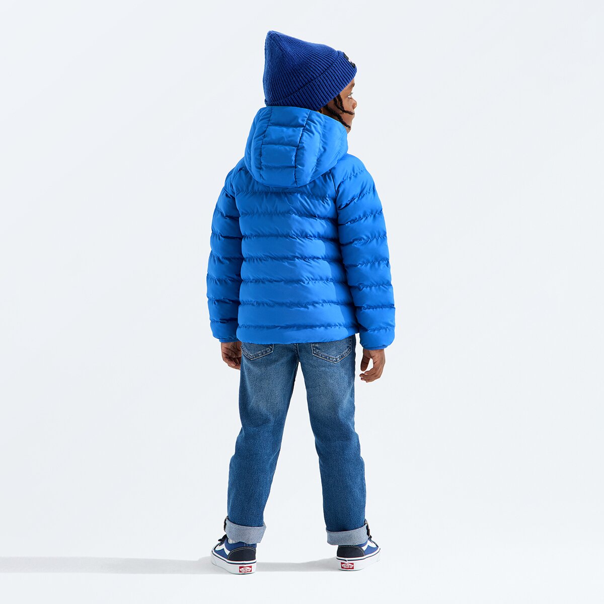 Детская куртка The North Face Reversible Perrito Hooded Jacket - Toddlers', цвет: Синий — фото 4