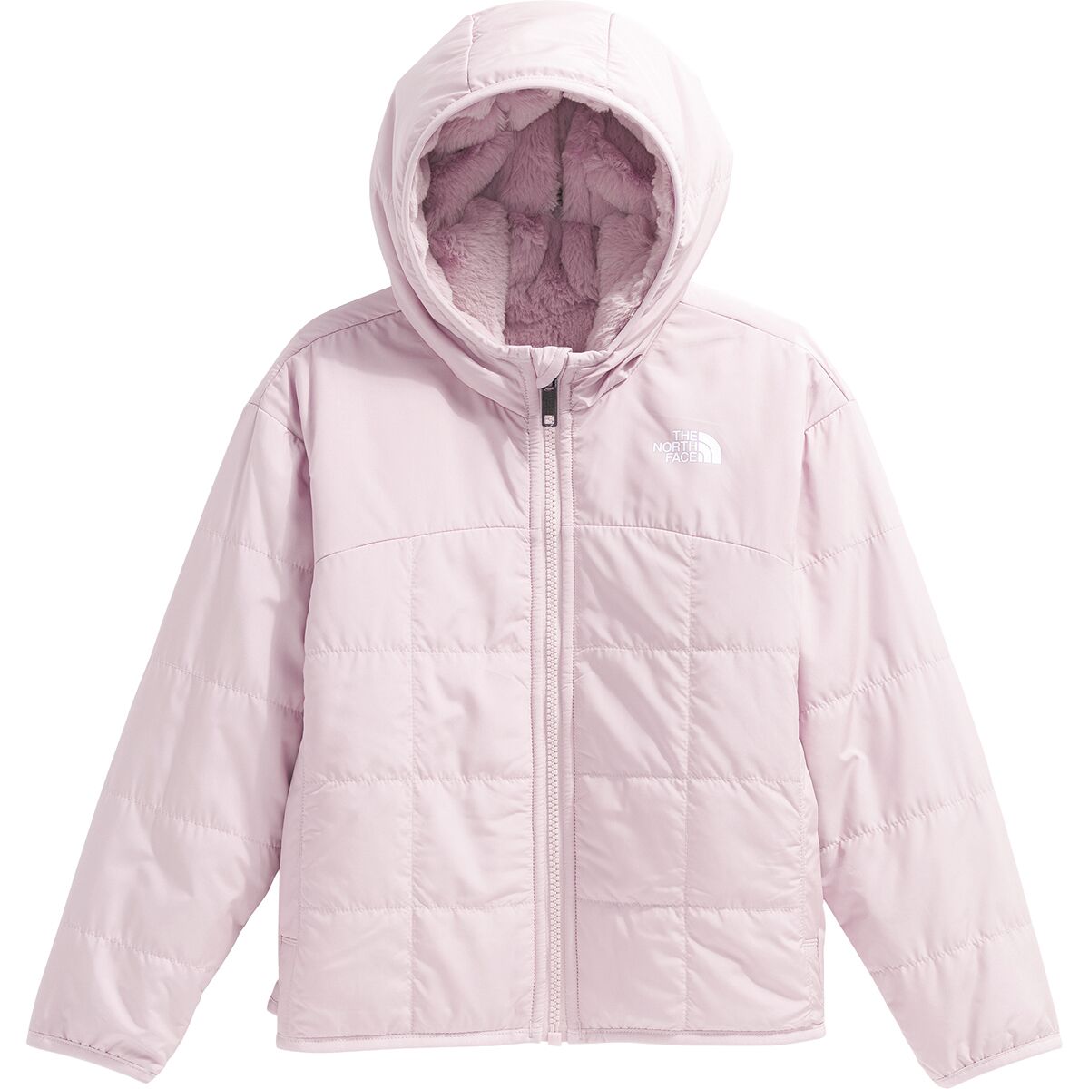 Куртка The North Face Reversible Shasta Full-Zip Hooded Jacket для девочек-малышей, цвет: Pale Blossom — фото 3