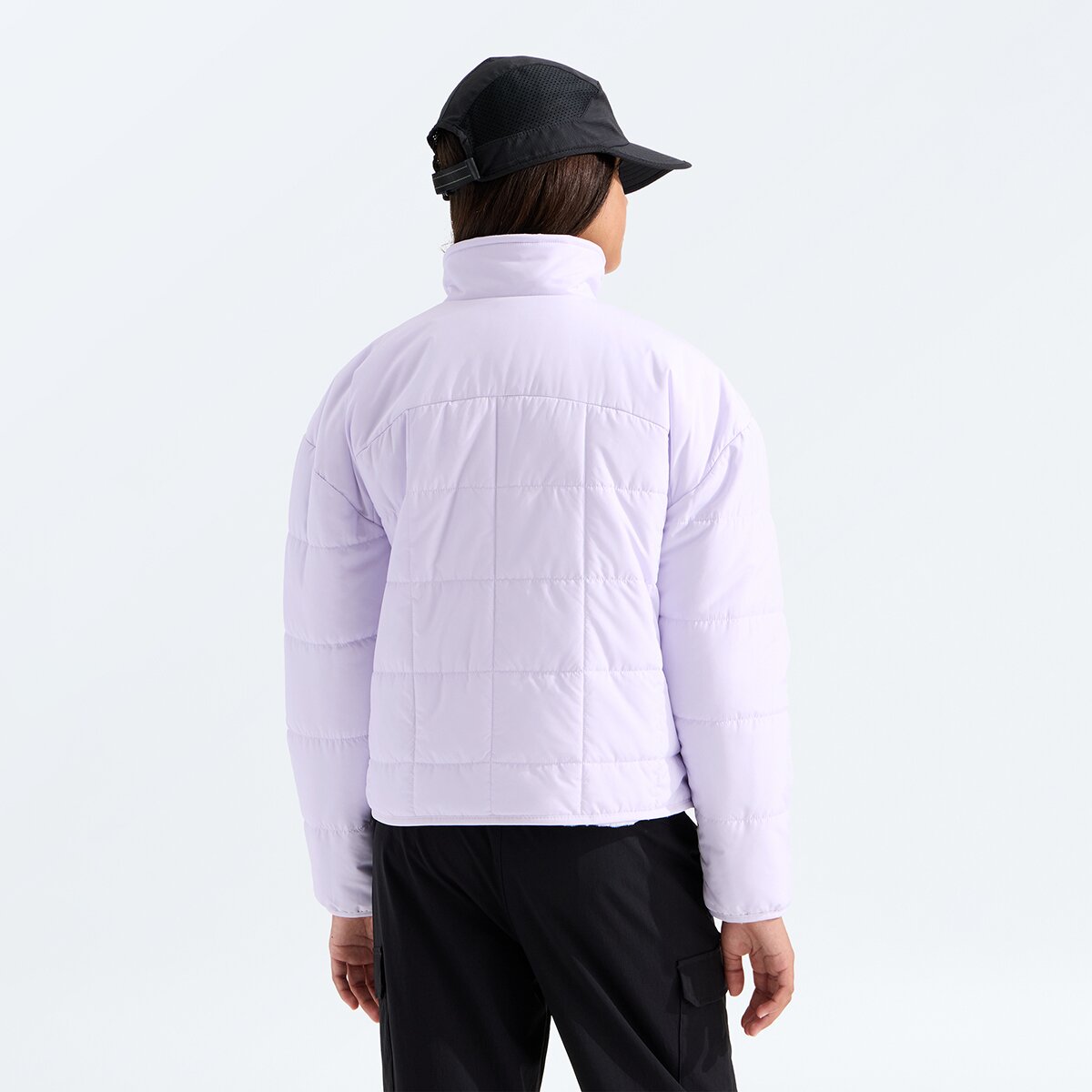 Куртка The North Face Reversible Shasta Full-Zip Jacket для девочек, цвет: Ледяной сиреневый — фото 3