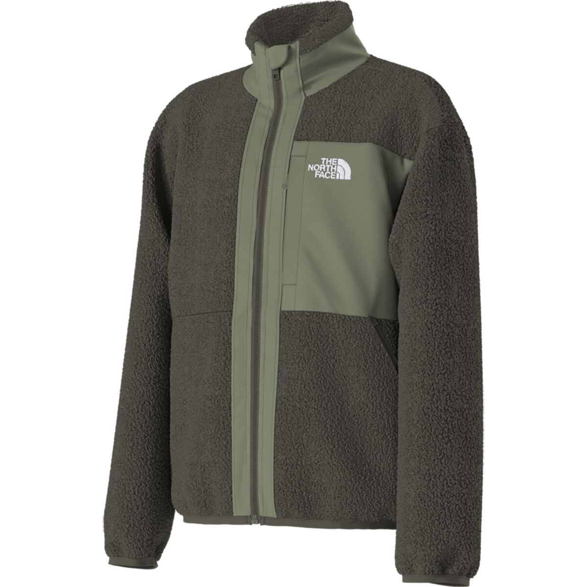 Куртка The North Face Yumiori Full-Zip Jacket для мальчиков, цвет: Серо-коричневый зелёный / Туманный — фото 3